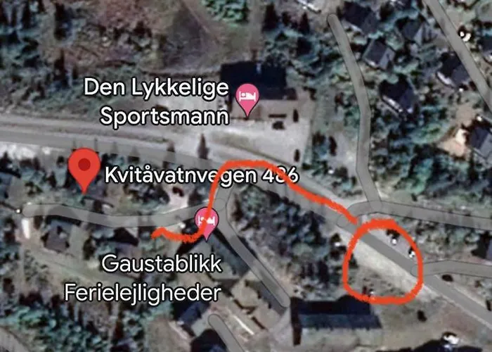 Апартаменты Inn/out - 4-room W/3 Bedroom Gaustablikk